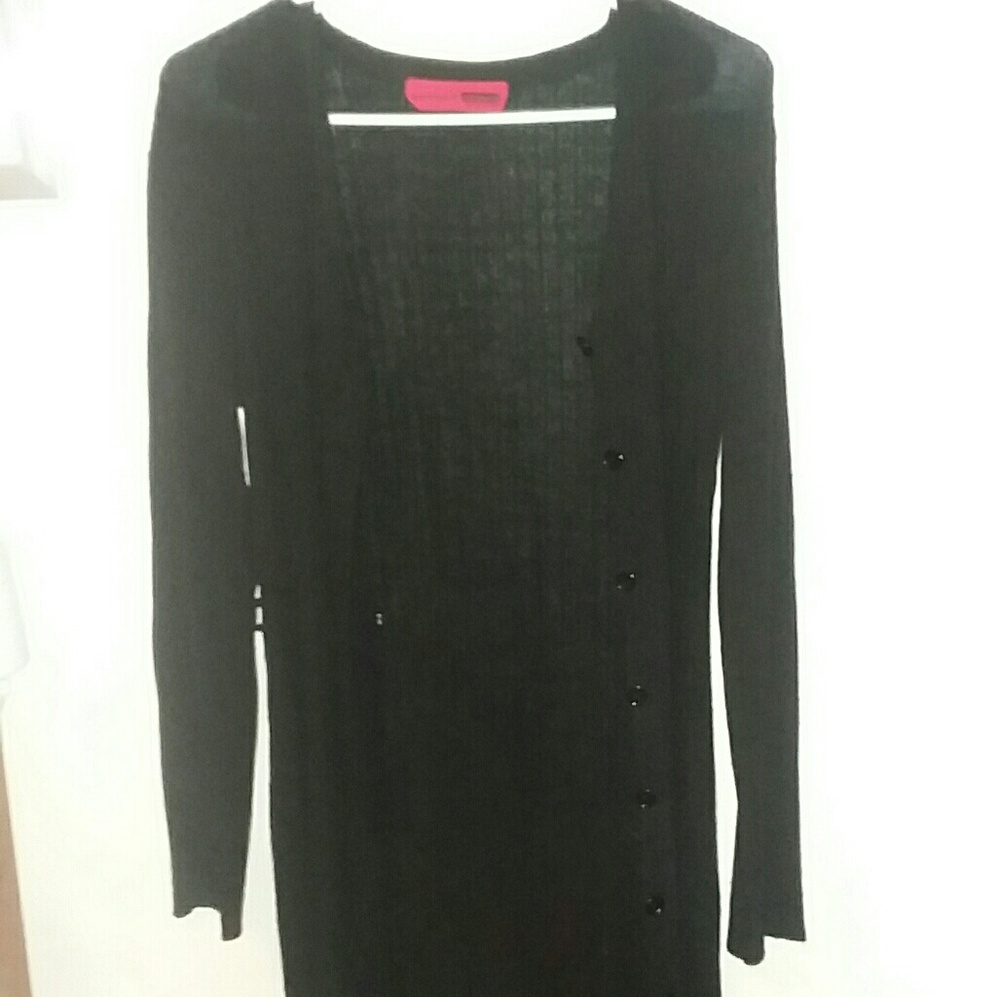 Black cardigan